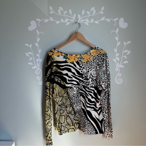 Vintage Black & Yellow Venue Cardigan in size US M - Picture 5 of 8